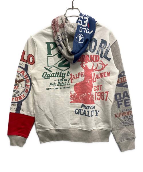 POLO RALPH LAUREN（ポロ・ラルフローレン）POLO RALPH LAUREN (ポロ・ラルフローレン) パッチワークパーカー マルチカラー サイズ:S 未使用品の古着・服飾アイテム