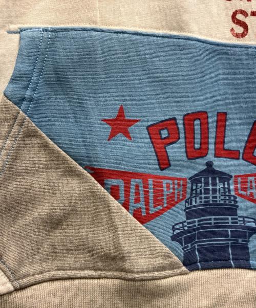 POLO RALPH LAUREN（ポロ・ラルフローレン）POLO RALPH LAUREN (ポロ・ラルフローレン) パッチワークパーカー マルチカラー サイズ:S 未使用品の古着・服飾アイテム