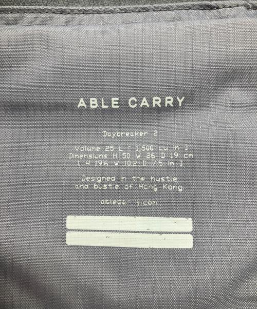 ABLE CARRY（エイブルキャリー）ABLE CARRY (エイブルキャリー) Daybreaker 2 ブラックの古着・服飾アイテム