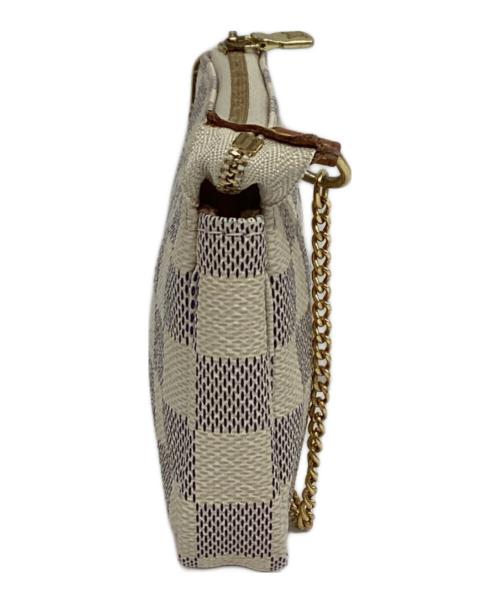 LOUIS VUITTON（ルイ ヴィトン）LOUIS VUITTON (ルイ ヴィトン) ミニポシェット アクセソワール　ポーチ ホワイトの古着・服飾アイテム