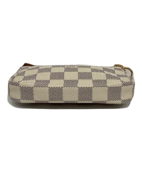 LOUIS VUITTON（ルイ ヴィトン）LOUIS VUITTON (ルイ ヴィトン) ミニポシェット アクセソワール　ポーチ ホワイトの古着・服飾アイテム