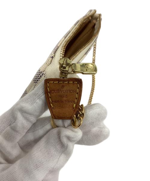 LOUIS VUITTON（ルイ ヴィトン）LOUIS VUITTON (ルイ ヴィトン) ミニポシェット アクセソワール　ポーチ ホワイトの古着・服飾アイテム