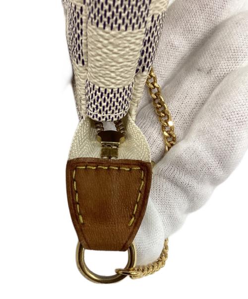 LOUIS VUITTON（ルイ ヴィトン）LOUIS VUITTON (ルイ ヴィトン) ミニポシェット アクセソワール　ポーチ ホワイトの古着・服飾アイテム