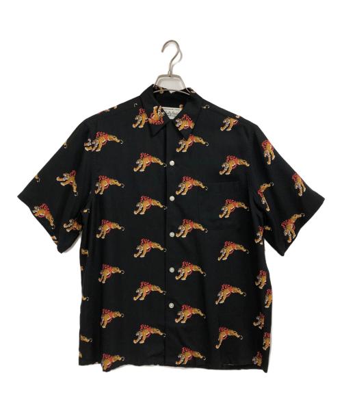 WACKO MARIA（ワコマリア）WACKO MARIA (ワコマリア) TIM LEHI S/S HAWAIIAN SHIRT TYPE 4 ブラック サイズ:Sの古着・服飾アイテム