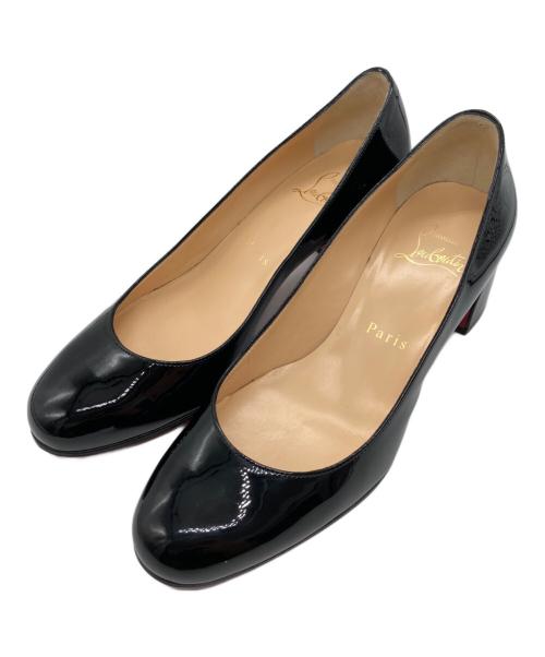 Christian Louboutin（クリスチャン・ルブタン）Christian Louboutin (クリスチャン・ルブタン) Miss Sab 55 パテントレザーパンプス ブラック サイズ:35の古着・服飾アイテム