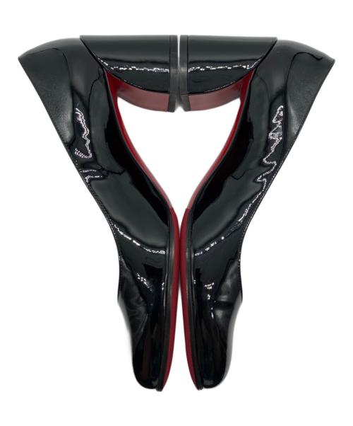 Christian Louboutin（クリスチャン・ルブタン）Christian Louboutin (クリスチャン・ルブタン) Miss Sab 55 パテントレザーパンプス ブラック サイズ:35の古着・服飾アイテム