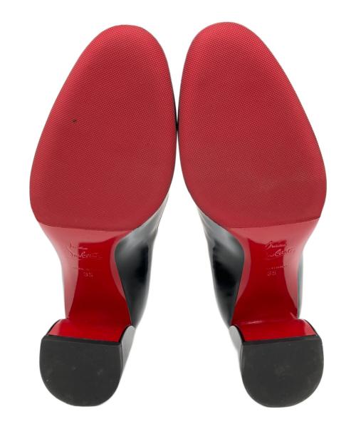 Christian Louboutin（クリスチャン・ルブタン）Christian Louboutin (クリスチャン・ルブタン) Miss Sab 55 パテントレザーパンプス ブラック サイズ:35の古着・服飾アイテム