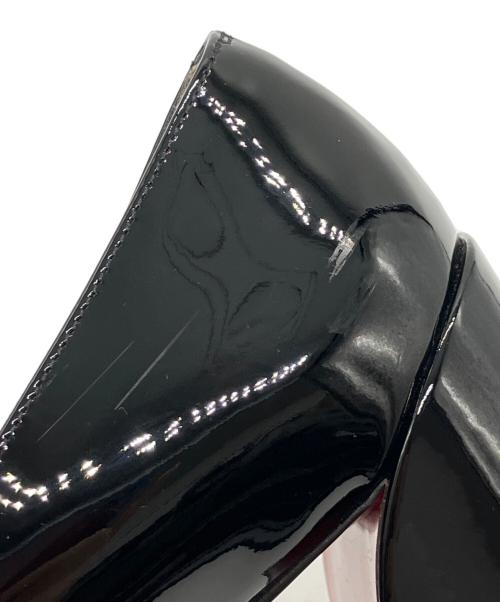 Christian Louboutin（クリスチャン・ルブタン）Christian Louboutin (クリスチャン・ルブタン) Miss Sab 55 パテントレザーパンプス ブラック サイズ:35の古着・服飾アイテム
