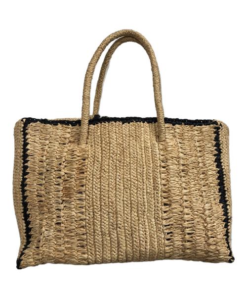 MAISON N.H PARIS（メゾン・エヌ・アッシュ・パリ）MAISON N.H PARIS (メゾン・エヌ・アッシュ・パリ) カゴバッグ ナチュラルの古着・服飾アイテム