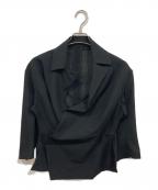 YOHJI YAMAMOTOヨウジヤマモト）の古着「変形ジャケット」｜ブラック