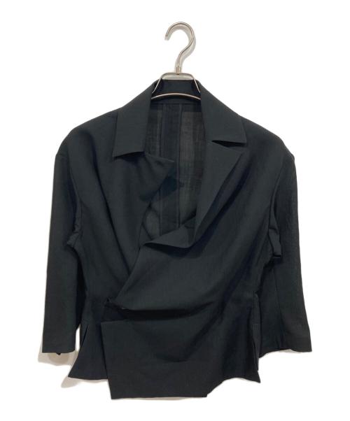 YOHJI YAMAMOTO（ヨウジヤマモト）YOHJI YAMAMOTO (ヨウジヤマモト) 変形ジャケット ブラック サイズ:2の古着・服飾アイテム