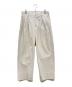 MAATEE&SONS（マーティーアンドサンズ）の古着「俺のCHINO-PAN -強撚GABA GARMENT DYED-」｜ベージュ