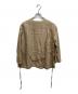 Demi-Luxe BEAMS (デミルクス ビームス) シンプルリネンジャケット .M ベージュ サイズ:38：5000円