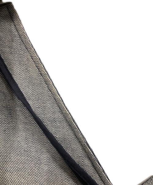 FOXEY NEWYORK（フォクシーニューヨーク）FOXEY NEWYORK (フォクシーニューヨーク) デニムノースリーブワンピース インディゴ サイズ:38の古着・服飾アイテム