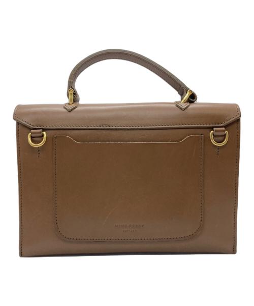 Mimi Berry（ミミベリー）Mimi Berry (ミミベリー) 2WAYハンドバッグ ブラウンの古着・服飾アイテム