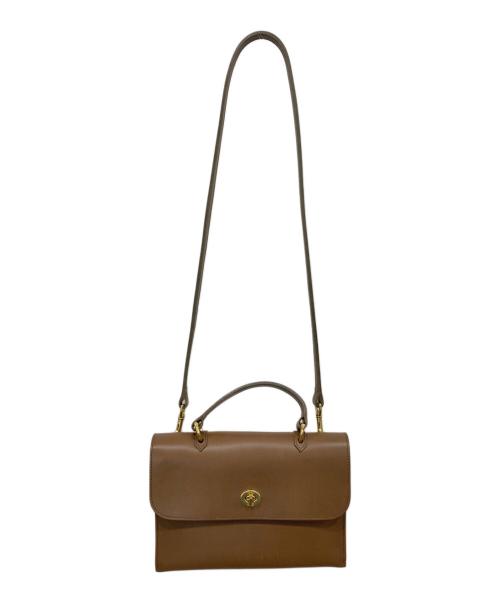 Mimi Berry（ミミベリー）Mimi Berry (ミミベリー) 2WAYハンドバッグ ブラウンの古着・服飾アイテム