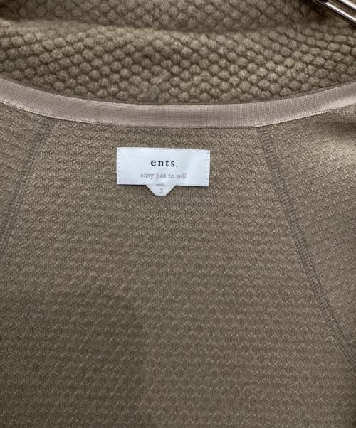 ents.（エンツ）ents. (エンツ) カシミヤフルジップジャケット ベージュ サイズ:3の古着・服飾アイテム