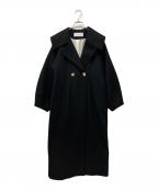MURRALミューラル）の古着「Curvy wool coat」｜ブラック