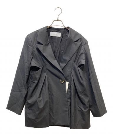 中古・古着通販】MURRAL (ミューラル) Peephole jacket ブラック