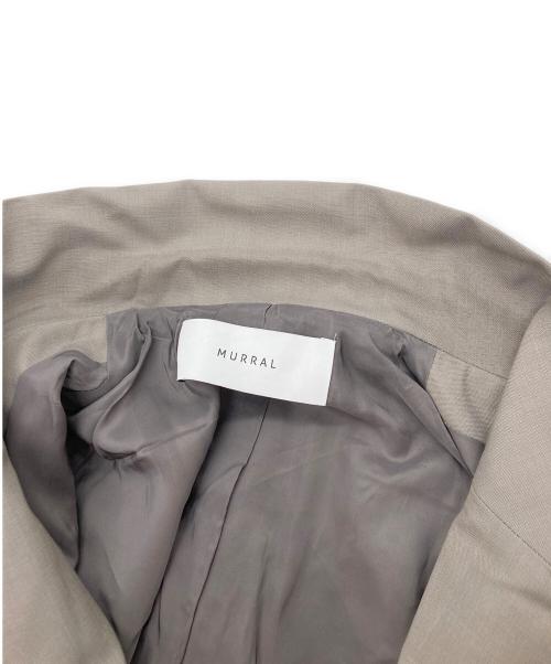 MURRAL（ミューラル）MURRAL (ミューラル) Peephole jacket グレー サイズ:2の古着・服飾アイテム