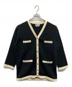 Traditional Weatherwearトラディショナルウェザーウェア）の古着「アークリー ニット V ロング」｜ブラック