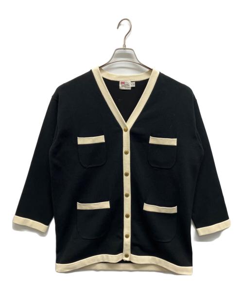 Traditional Weatherwear（トラディショナルウェザーウェア）Traditional Weatherwear (トラディショナルウェザーウェア) アークリー ニット V ロング ブラック サイズ:Sの古着・服飾アイテム