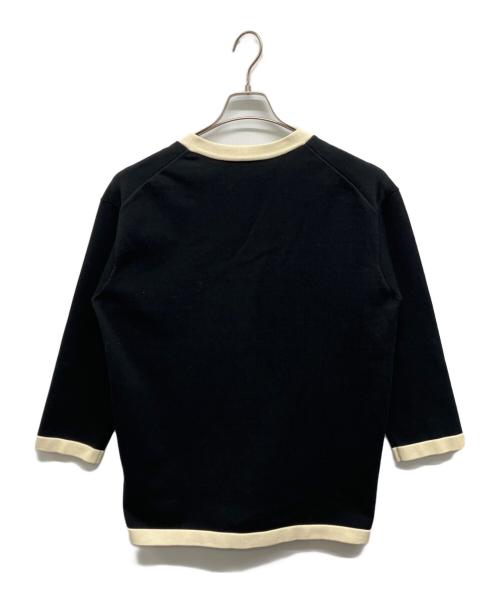 Traditional Weatherwear（トラディショナルウェザーウェア）Traditional Weatherwear (トラディショナルウェザーウェア) アークリー ニット V ロング ブラック サイズ:Sの古着・服飾アイテム