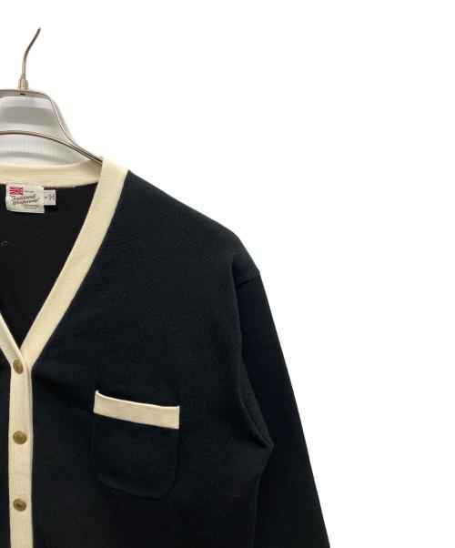Traditional Weatherwear（トラディショナルウェザーウェア）Traditional Weatherwear (トラディショナルウェザーウェア) アークリー ニット V ロング ブラック サイズ:Sの古着・服飾アイテム