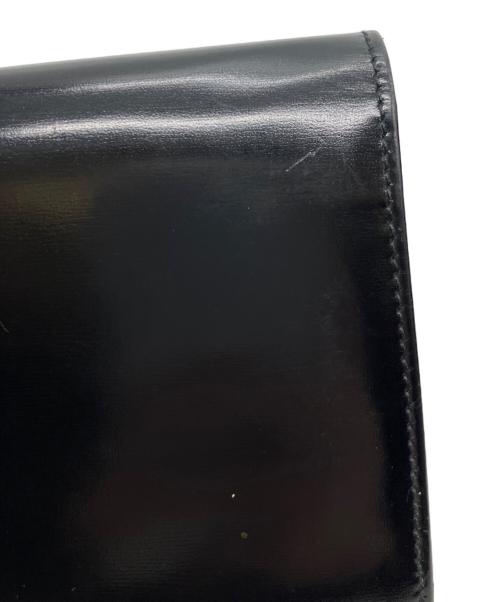 Salvatore Ferragamo（サルヴァトーレ フェラガモ）Salvatore Ferragamo (サルヴァトーレ フェラガモ) 二つ折りガンチーニ長財布 ブラックの古着・服飾アイテム
