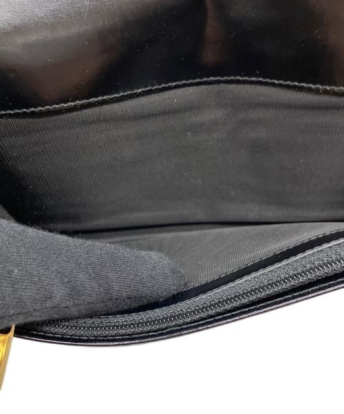Salvatore Ferragamo（サルヴァトーレ フェラガモ）Salvatore Ferragamo (サルヴァトーレ フェラガモ) 二つ折りガンチーニ長財布 ブラックの古着・服飾アイテム