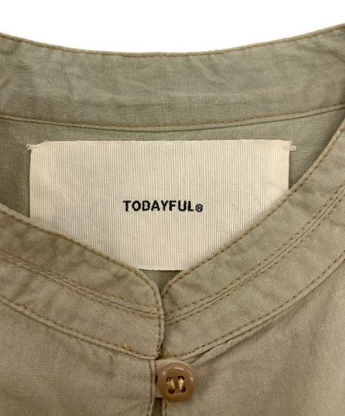 TODAYFUL（トゥデイフル）TODAYFUL (トゥデイフル) Embroidery Mesh Dress ベージュ サイズ:36の古着・服飾アイテム