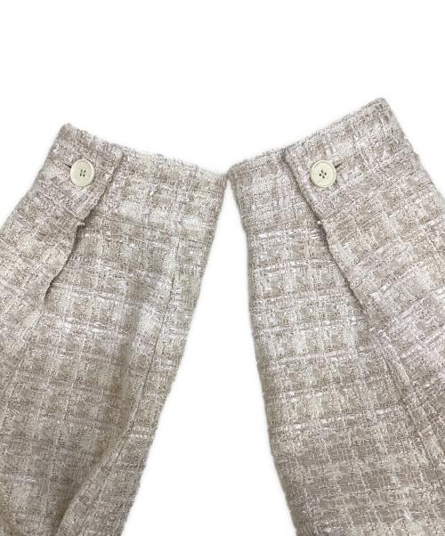 #Newans（ハッシュニュアンス）#Newans (ハッシュニュアンス) ツイードブルゾン ホワイトの古着・服飾アイテム