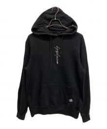 YOHJI YAMAMOTO×New Era（ヨウジヤマモト×ニューエラ）の古着「VERTICAL LOGO SWEAT HOODIE」｜ブラック