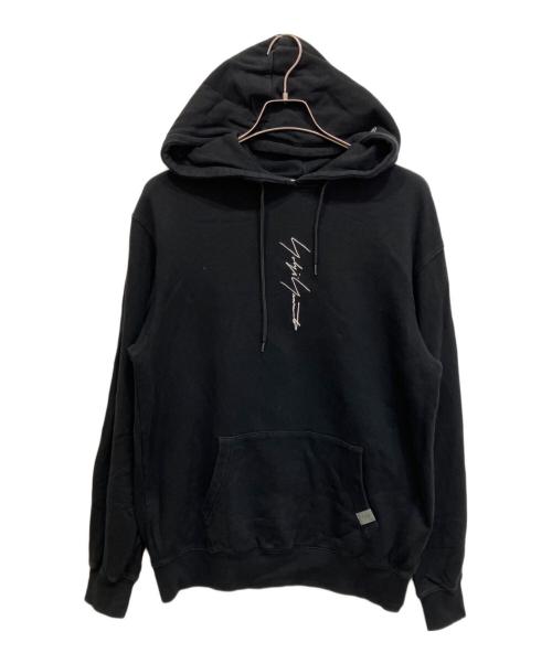 YOHJI YAMAMOTO（ヨウジヤマモト）YOHJI YAMAMOTO (ヨウジヤマモト) New Era (ニューエラ) VERTICAL LOGO SWEAT HOODIE ブラック サイズ:3の古着・服飾アイテム