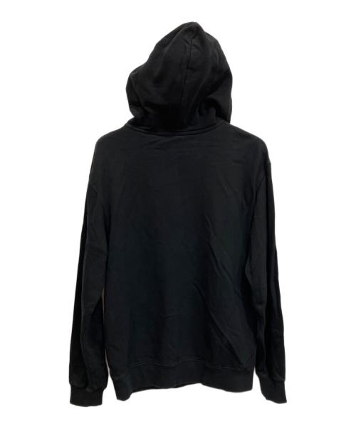 YOHJI YAMAMOTO（ヨウジヤマモト）YOHJI YAMAMOTO (ヨウジヤマモト) New Era (ニューエラ) VERTICAL LOGO SWEAT HOODIE ブラック サイズ:3の古着・服飾アイテム