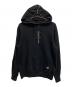 YOHJI YAMAMOTO（ヨウジヤマモト）の古着「VERTICAL LOGO SWEAT HOODIE」｜ブラック