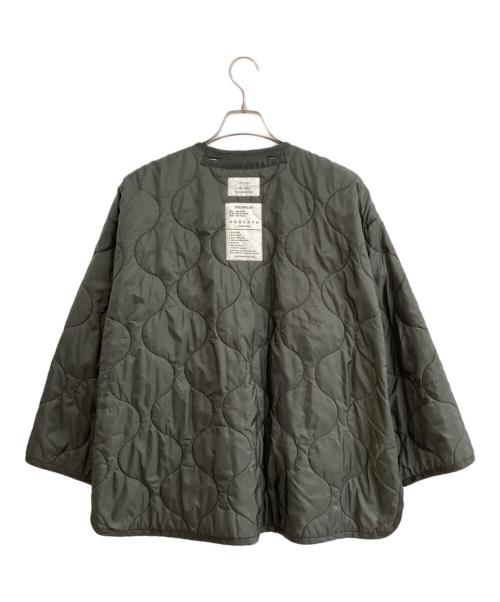 HYKE（ハイク）HYKE (ハイク) 別注キルティングライナージャケット カーキ サイズ:Sの古着・服飾アイテム