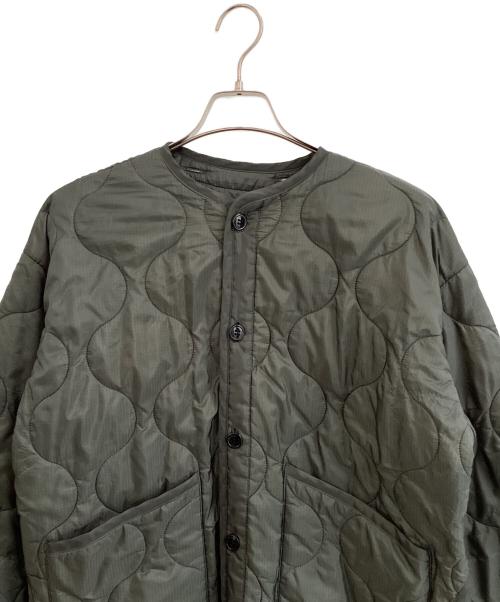 HYKE（ハイク）HYKE (ハイク) 別注キルティングライナージャケット カーキ サイズ:Sの古着・服飾アイテム