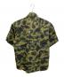 A BATHING APE (アベイシングエイプ) 1ST CAMO RELAXED S/S SHIRT グリーン サイズ:M：11000円