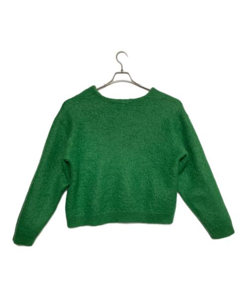 SAINT MICHAEL（セントマイケル）SAINT MICHAEL (セントマイケル) Mohair knit cardigan グリーン サイズ:Lの古着・服飾アイテム
