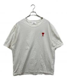 AMI Alexandre Mattiussi（アミアレクサンドルマテュッシ）の古着「ロゴ刺繍tシャツ」｜ホワイト