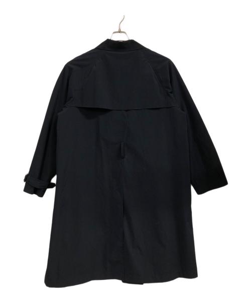 ES:S（エス）ES:S (エス) トレンチコート ポリエステルタイプライター ネイビー サイズ:2の古着・服飾アイテム