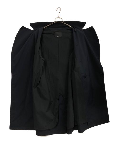 ES:S（エス）ES:S (エス) トレンチコート ポリエステルタイプライター ネイビー サイズ:2の古着・服飾アイテム