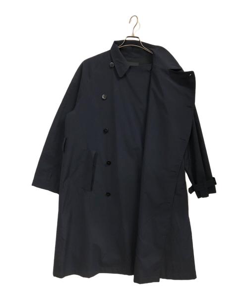 ES:S（エス）ES:S (エス) トレンチコート ポリエステルタイプライター ネイビー サイズ:2の古着・服飾アイテム