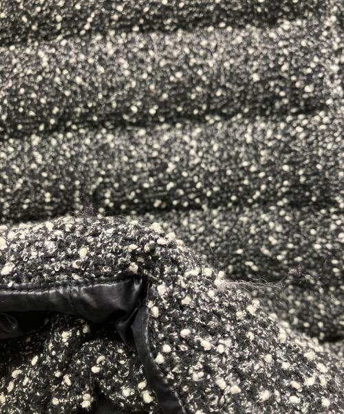 HERNO（ヘルノ）HERNO (ヘルノ) ツイードダウンジャケット ブラック サイズ:42の古着・服飾アイテム