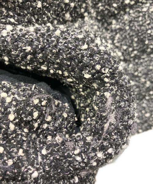 HERNO（ヘルノ）HERNO (ヘルノ) ツイードダウンジャケット ブラック サイズ:42の古着・服飾アイテム