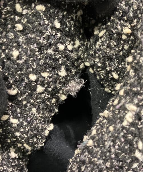 HERNO（ヘルノ）HERNO (ヘルノ) ツイードダウンジャケット ブラック サイズ:42の古着・服飾アイテム