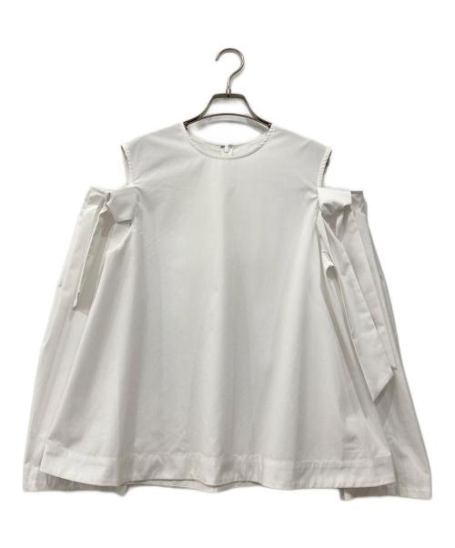 LIten（リテン）LIten (リテン) ドロップリボンブラウス ホワイト サイズ:Freeの古着・服飾アイテム