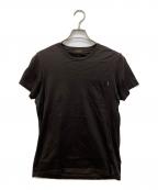 MOORERムーレー）の古着「ポケットTシャツ」｜ブラウン
