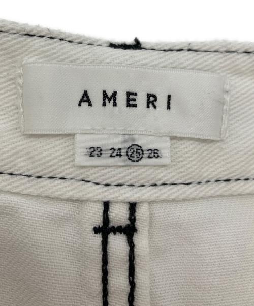 Ameri（アメリ）Ameri (アメリ) FRILL DENIM SET UP ホワイト サイズ:25の古着・服飾アイテム
